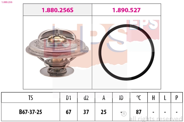Thermostat, coolant (1.880.256)