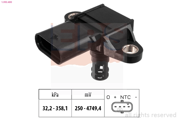 Air Pressure Sensor, altitude adaption (1.993.400)