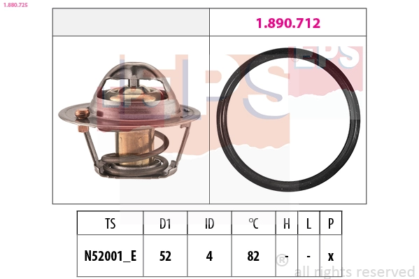 Thermostat, coolant (1.880.725)