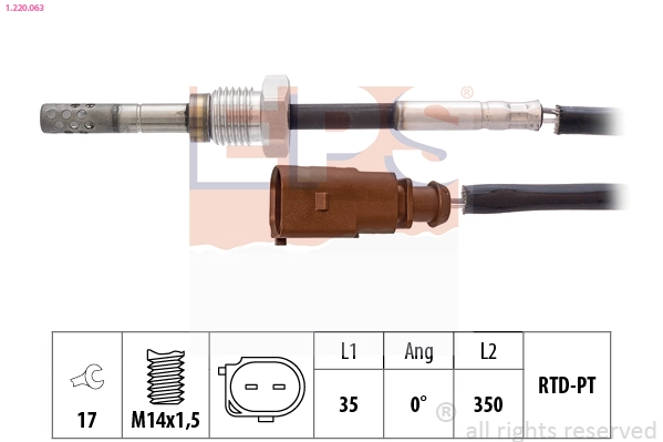 Sensor, exhaust gas temperature (1.220.063)