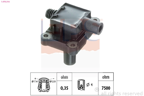Ignition Coil (1.970.316)