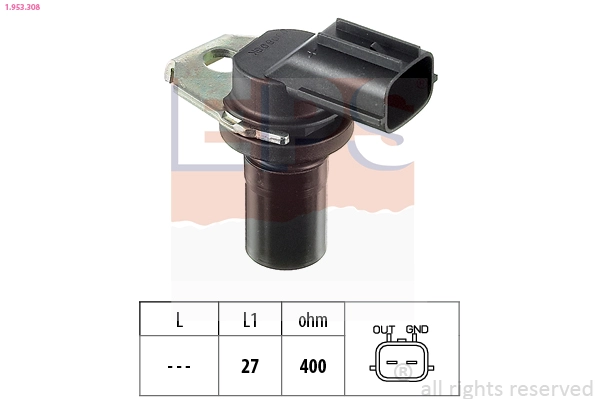 RPM Sensor, automatic transmission (1.953.308)