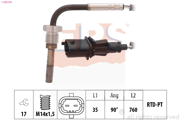 Sensor, exhaust gas temperature (1.220.161)