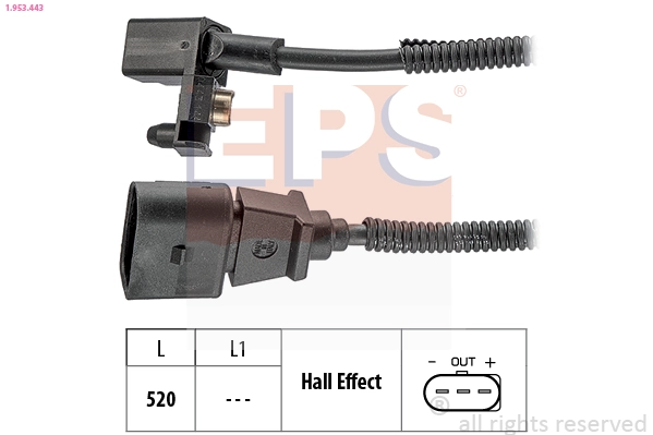 Sensor, crankshaft pulse (1.953.443)