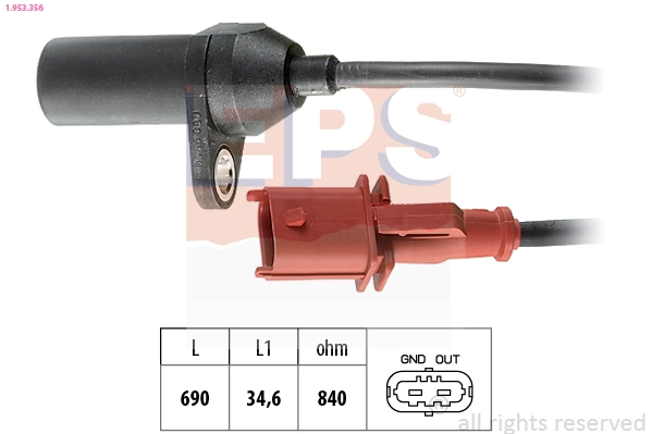 Sensor, crankshaft pulse (1.953.356)