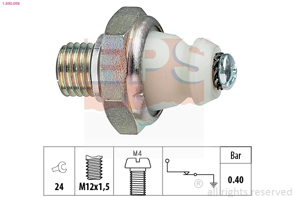 Oil Pressure Switch (1.800.098)