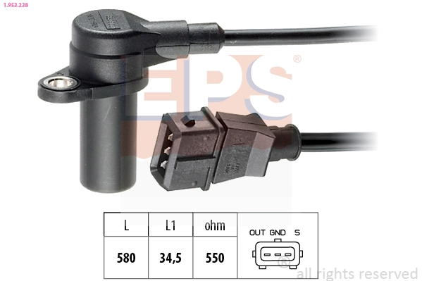 Sensor, crankshaft pulse (1.953.238)
