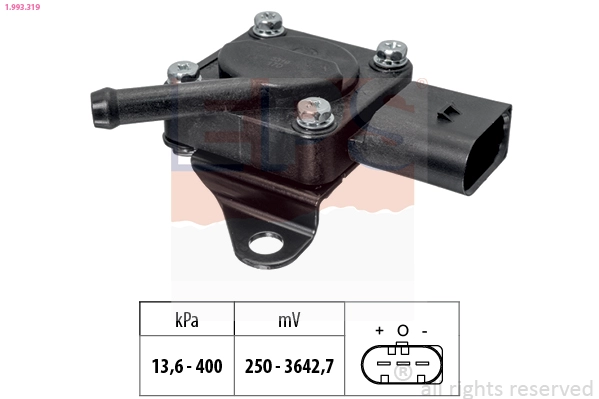 Sensor, exhaust pressure (1.993.319)
