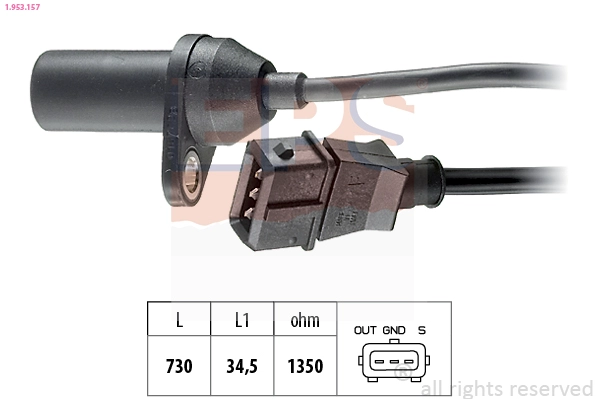 Sensor, crankshaft pulse (1.953.157)