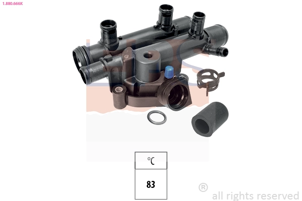 Thermostat, coolant (1.880.666K)