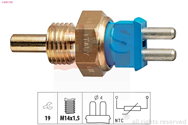 Sensor, coolant temperature (1.830.139)