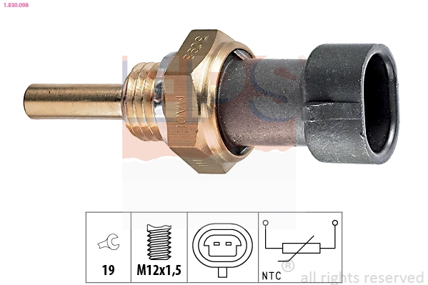 Sensor, oil temperature (1.830.098)