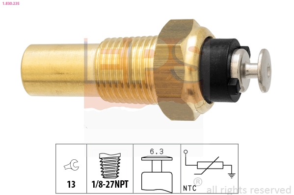 Sensor, coolant temperature (1.830.235)
