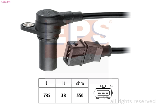 Sensor, crankshaft pulse (1.953.141)