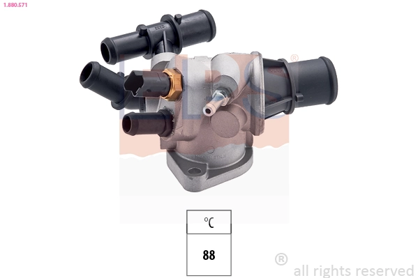 Thermostat, coolant (1.880.571)