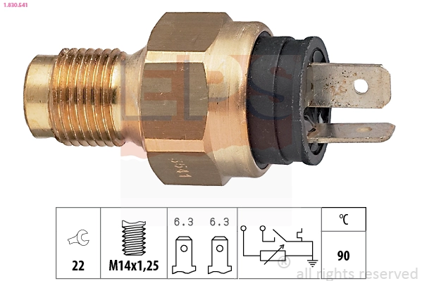 Sensor, coolant temperature (1.830.541)