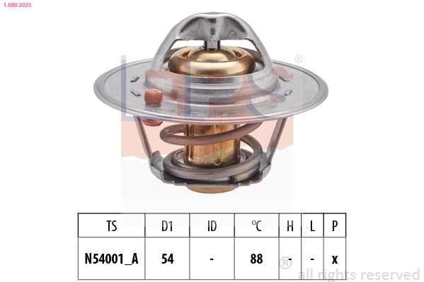 Thermostat, coolant (1.880.202S)