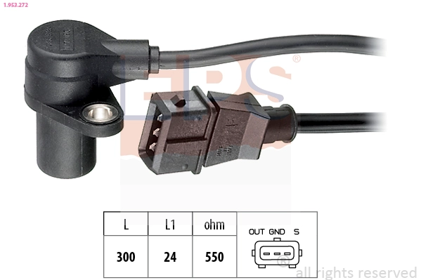 Sensor, crankshaft pulse (1.953.272)