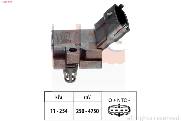 Air Pressure Sensor, altitude adaption (1.993.078)