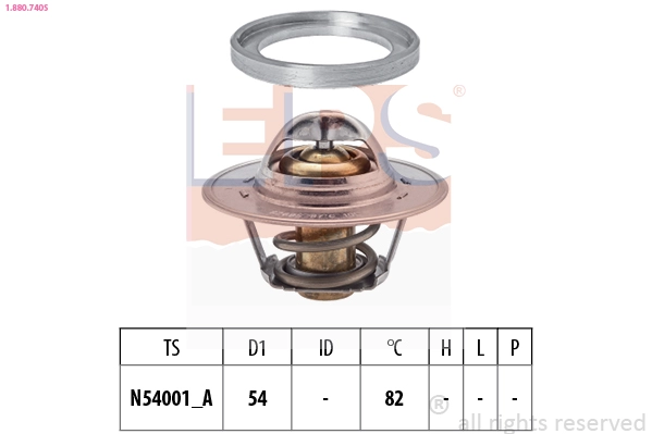 Thermostat, coolant (1.880.740S)