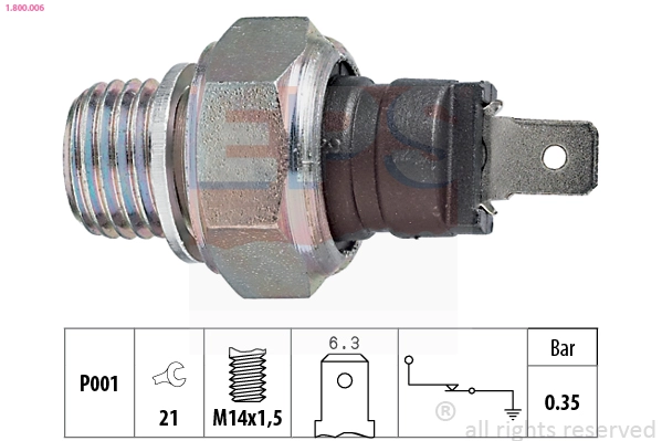 Oil Pressure Switch (1.800.006)