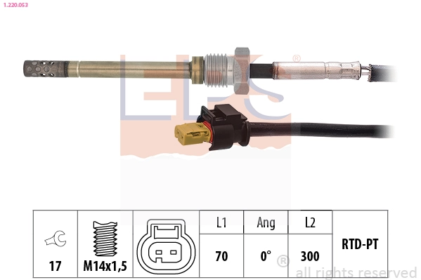 Sensor, exhaust gas temperature (1.220.053)