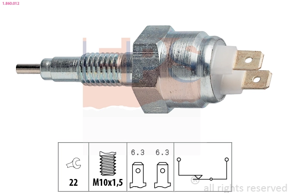 Switch, reverse light (1.860.012)