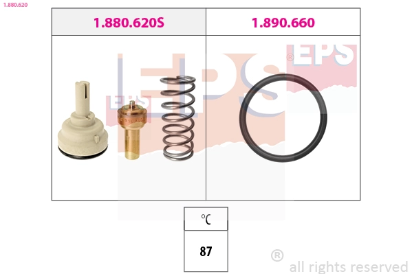 Thermostat, coolant (1.880.620)