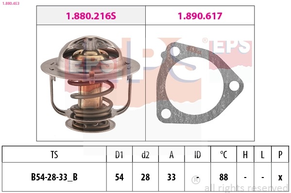 Thermostat, coolant (1.880.453)