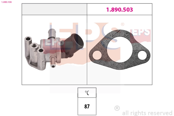 Thermostat, coolant (1.880.108)