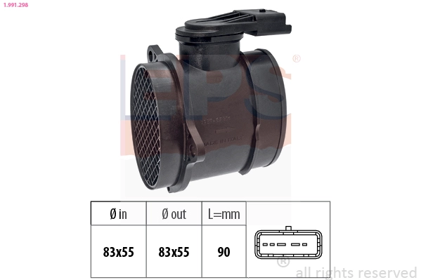 Mass Air Flow Sensor (1.991.298)