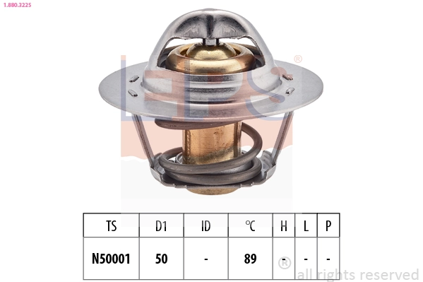 Thermostat, coolant (1.880.322S)