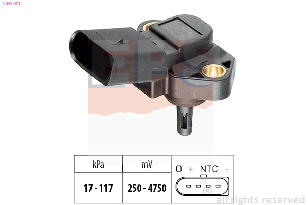 Air Pressure Sensor, altitude adaption (1.993.071)