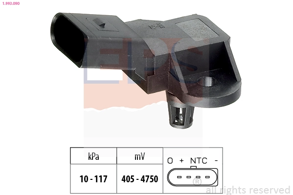 Air Pressure Sensor, altitude adaption (1.993.090)