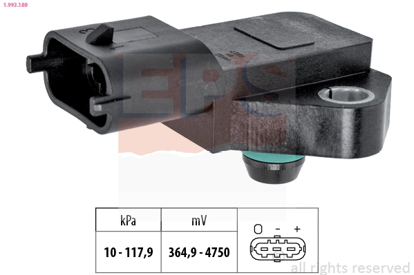 Air Pressure Sensor, altitude adaption (1.993.189)