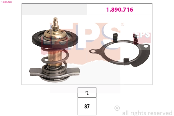 Thermostat, coolant (1.880.820)