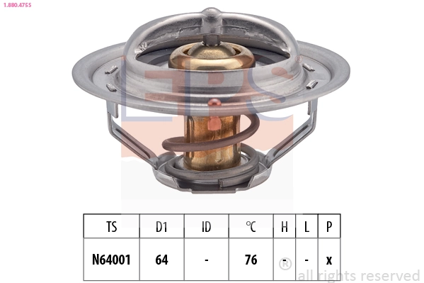 Thermostat, coolant (1.880.475S)