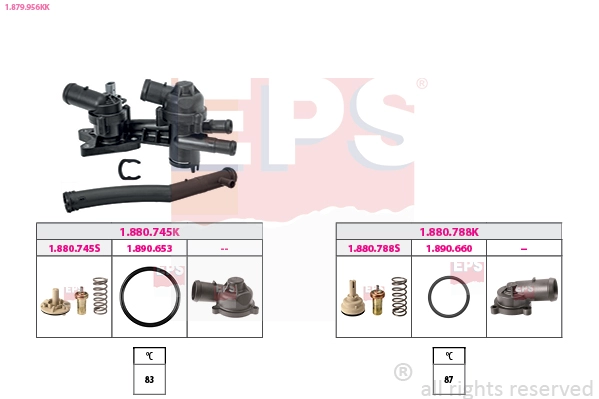 Thermostat, coolant (1.879.956KK)
