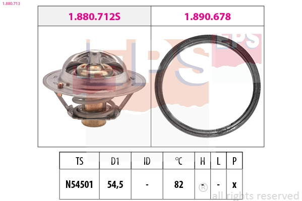 Thermostat, coolant (1.880.713)
