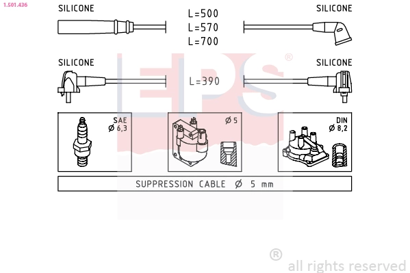 Ignition Cable Kit (1.501.436)