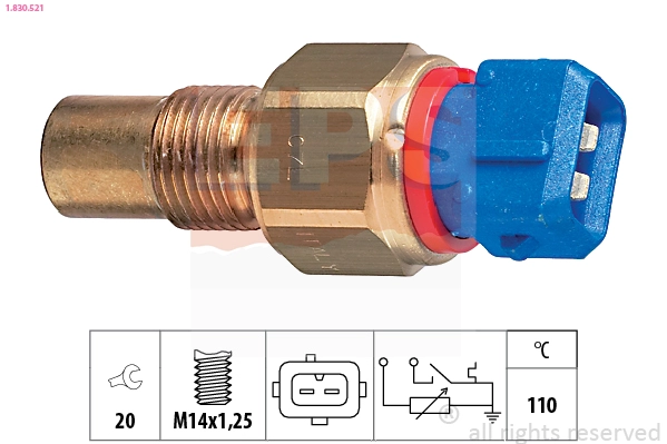 Sensor, coolant temperature (1.830.521)