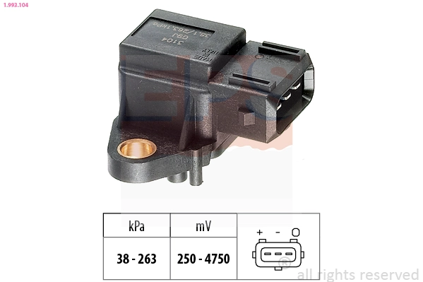 Air Pressure Sensor, altitude adaption (1.993.104)