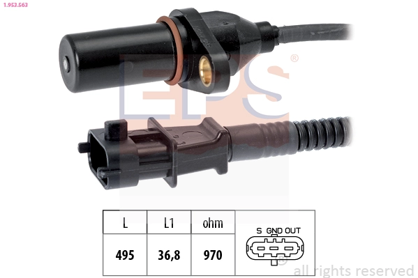 Sensor, crankshaft pulse (1.953.563)