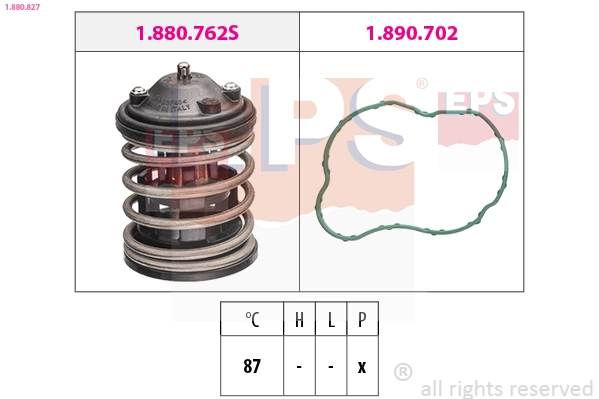 Thermostat, coolant (1.880.827)