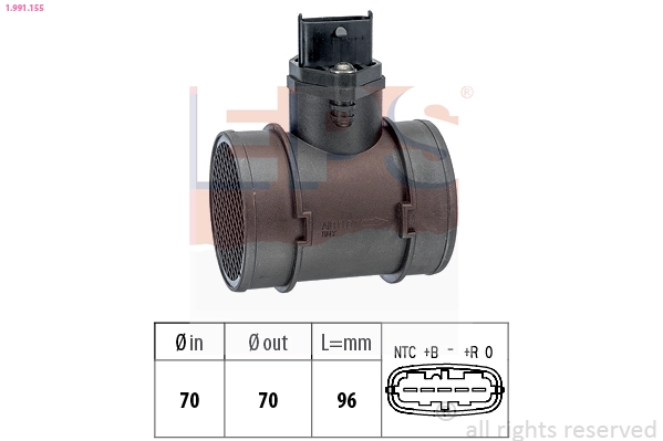 Mass Air Flow Sensor (1.991.155)
