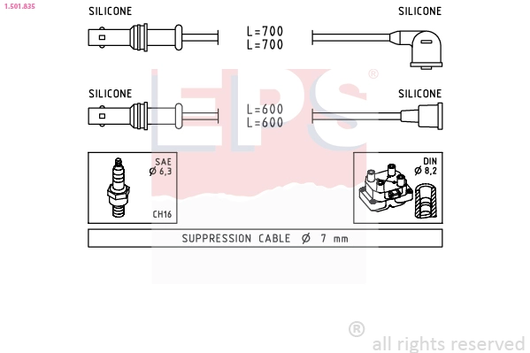Ignition Cable Kit (1.501.835)