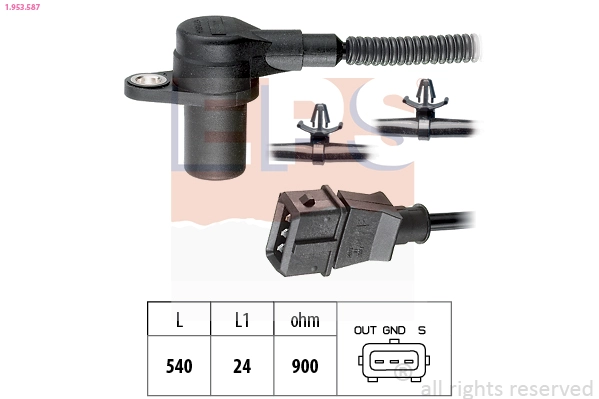 Sensor, crankshaft pulse (1.953.587)