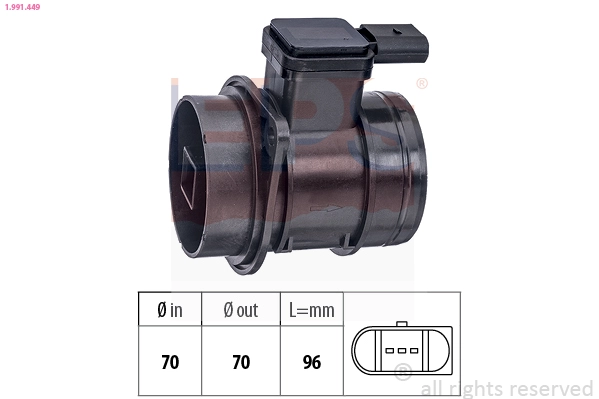 Mass Air Flow Sensor (1.991.449)