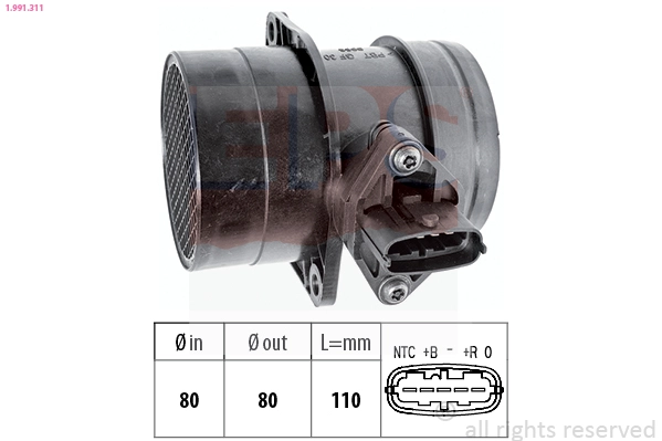 Mass Air Flow Sensor (1.991.311)