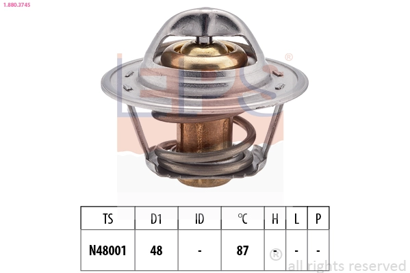 Thermostat, coolant (1.880.374S)